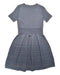 A Navy Short Sleeve Dresses from Emporio Armani in size 12Y for girl. (Back View)
