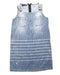 A Blue Sleeveless Dresses from DSquared2 in size 8Y for girl. (Front View)