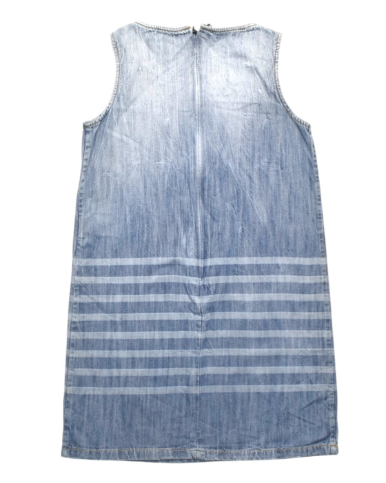 A Blue Sleeveless Dresses from DSquared2 in size 8Y for girl. (Back View)