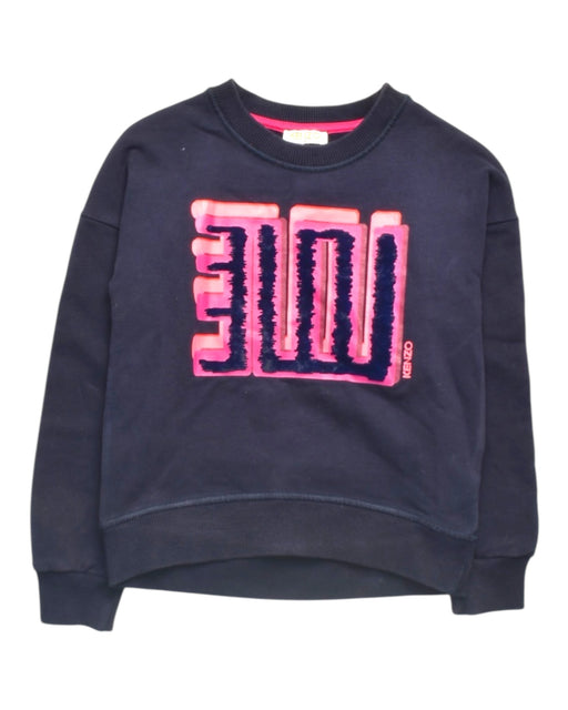 A Navy Crewneck Sweatshirts from Kenzo in size 8Y for girl. (Front View)