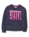 A Navy Crewneck Sweatshirts from Kenzo in size 8Y for girl. (Front View)