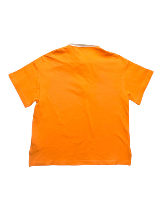 A Orange Short Sleeve Polos from Fendi in size 10Y for boy. (Back View)