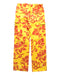 A Yellow Casual Pants from ERL Venice Beach California in size 10Y for boy. (Back View)