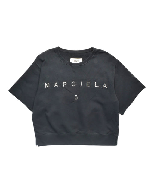 A Black Crewneck Sweatshirts from Maison Margiela in size 12Y for girl. (Front View)