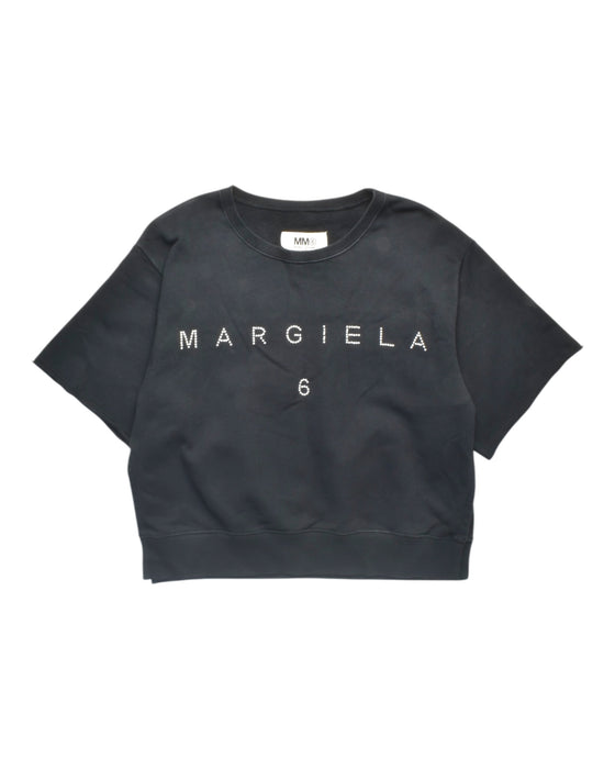 A Black Crewneck Sweatshirts from Maison Margiela in size 12Y for girl. (Front View)