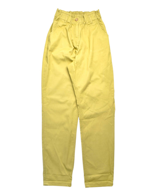 A Yellow Casual Pants from Bonpoint in size 14Y for boy. (Front View)
