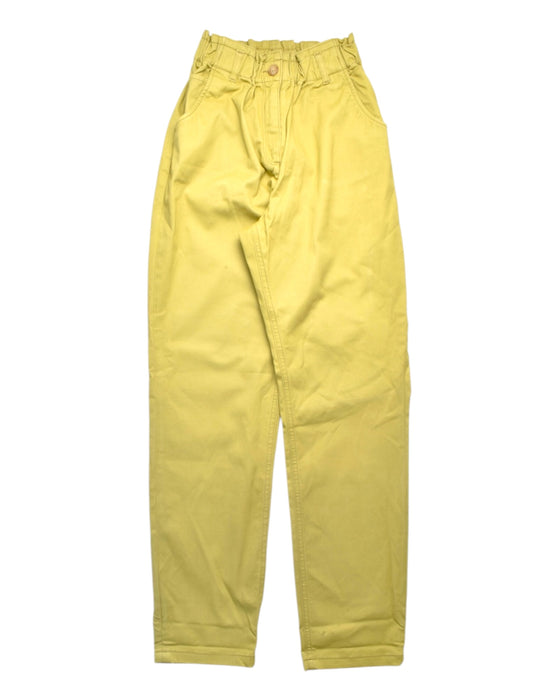 A Yellow Casual Pants from Bonpoint in size 14Y for boy. (Front View)
