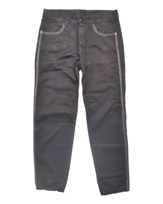 A Black Jeans from Nº21 in size 14Y for boy. (Front View)