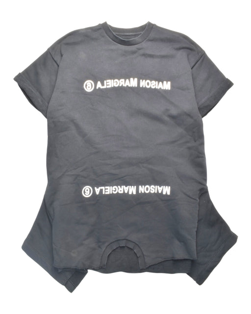 A Black Short Sleeve Dresses from Maison Margiela in size 10Y for girl. (Front View)