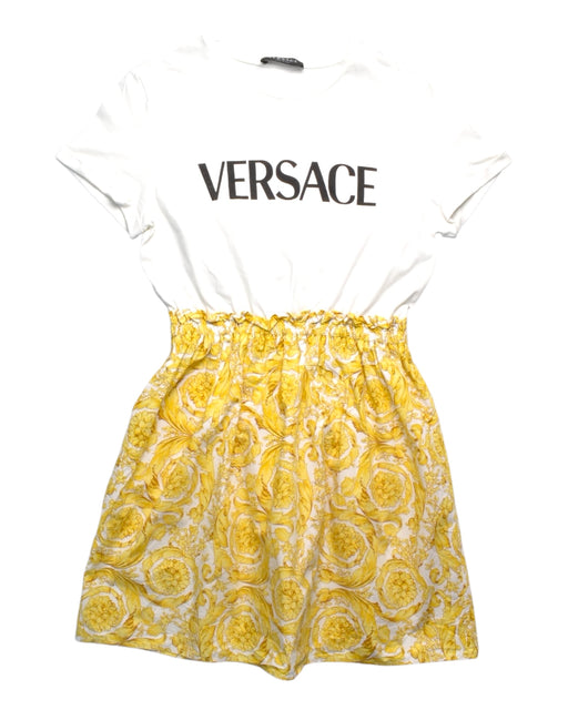 A White Dress Sets from Young Versace in size 14Y for girl. (Front View)