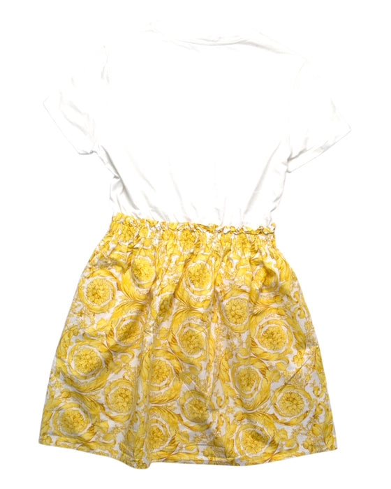 A White Dress Sets from Young Versace in size 14Y for girl. (Back View)