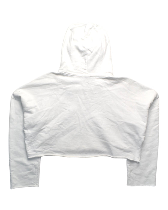 A White Hooded Sweatshirts from Nº21 in size 14Y for girl. (Back View)