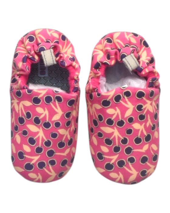 A Pink Slip Ons from Poco Nido in size 18-24M for girl. (Back View)