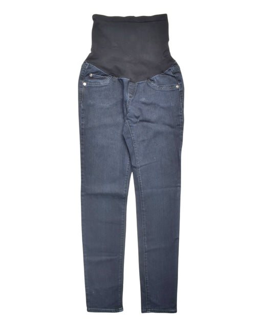 A Blue Jeans from LED (Luxe Essential Denim) in size Maternity-S for maternity. (Front View)