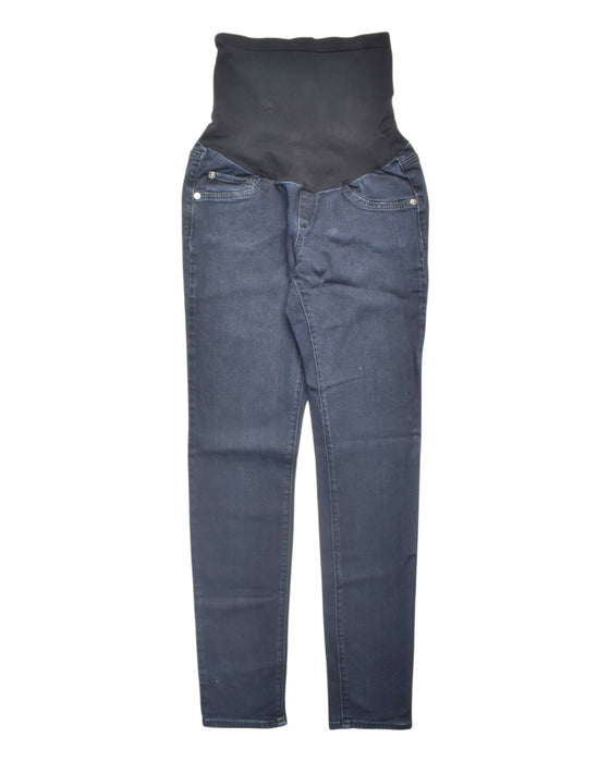 A Blue Jeans from LED (Luxe Essential Denim) in size Maternity-S for maternity. (Front View)