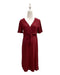 A burgundy Short Sleeve Dresses from Dear in size Maternity-S for maternity. (Front View)