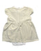 A Ivory Short Sleeve Dresses from Chicco in size 6-12M for girl. (Back View)