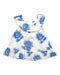 A White Sleeveless Dresses from Janie & Jack in size 3-6M for girl. (Front View)