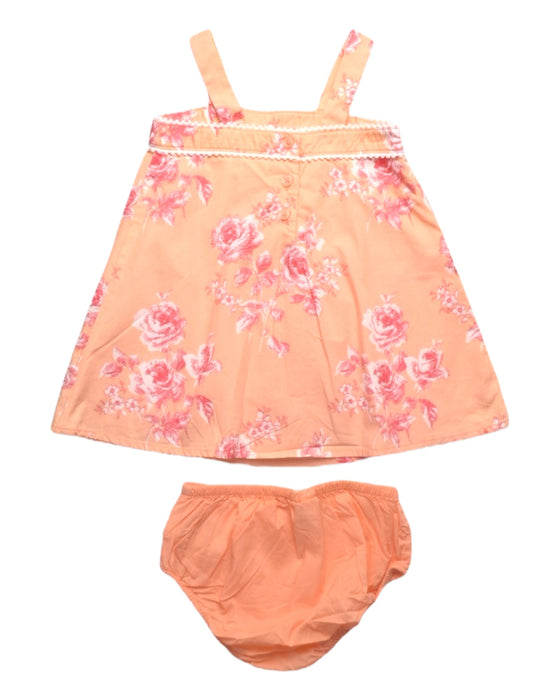 A Peach Dress Sets from Janie & Jack in size 6-12M for girl. (Back View)
