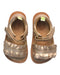 A Gold Sandals from Tip Toey Joey in size 2T for girl. (Back View)