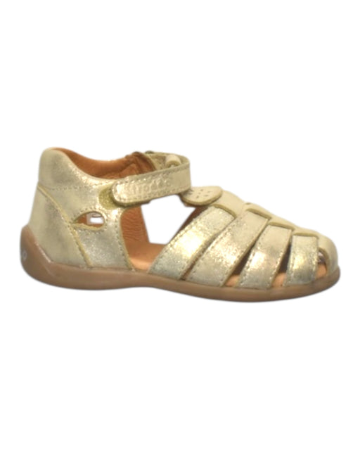 A Gold Sandals from Froddo in size 18-24M for girl. (Front View)