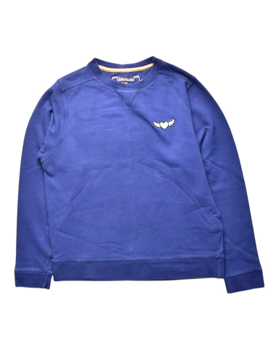 A Blue Crewneck Sweatshirts from Chateau de Sable in size 12Y for boy. (Front View)