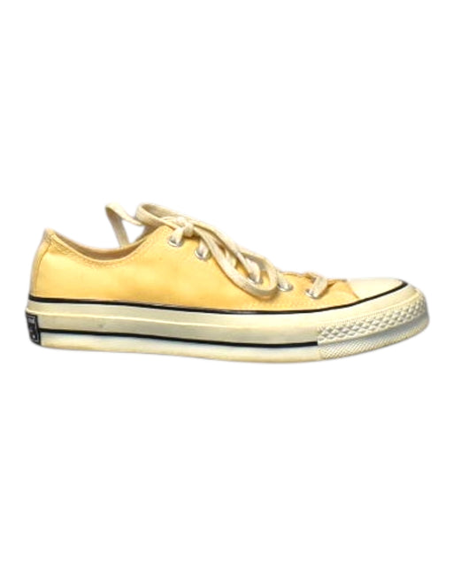 A Yellow Sneakers from Converse in size 12Y for boy. (Front View)