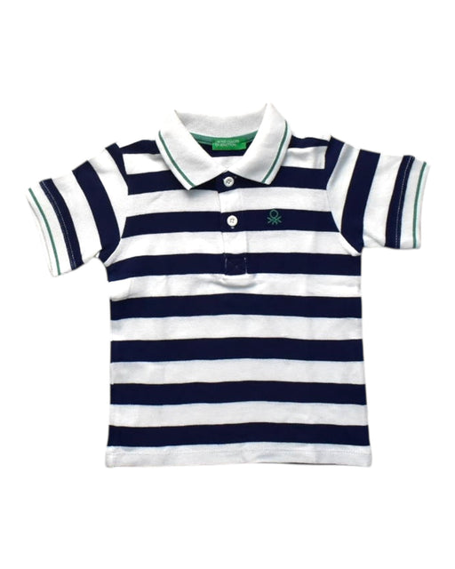 A White Short Sleeve Polos from United Colors Of Benetton in size 2T for boy. (Front View)