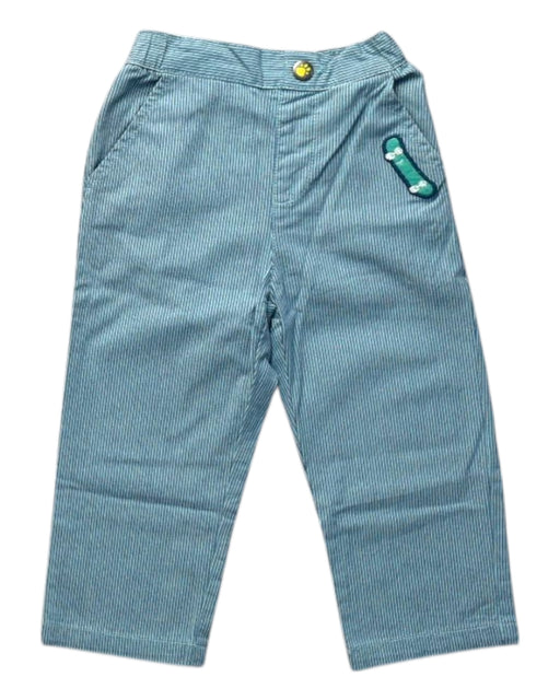 A Blue Casual Pants from Du Pareil au même in size 18-24M for boy. (Front View)
