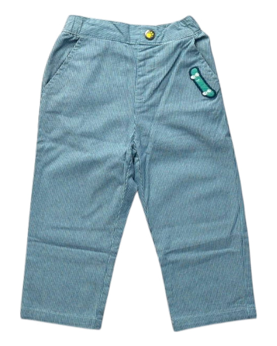 A Blue Casual Pants from Du Pareil au même in size 18-24M for boy. (Front View)