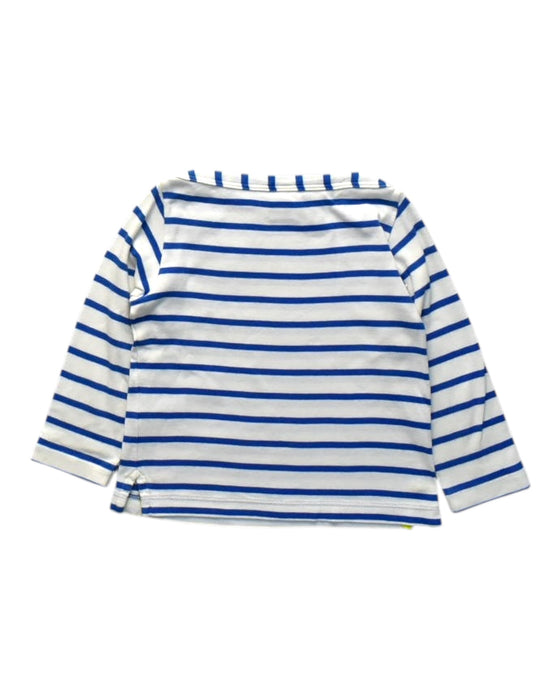 A White Long Sleeve Tops from Petit Bateau in size 18-24M for boy. (Back View)