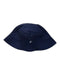 A Navy Sun Hats from Petit Bateau in size 6-12M for boy. (Front View)