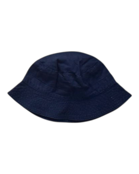 A Navy Sun Hats from Petit Bateau in size 6-12M for boy. (Back View)