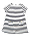 A Navy Short Sleeve Dresses from Petit Bateau in size 2T for girl. (Front View)