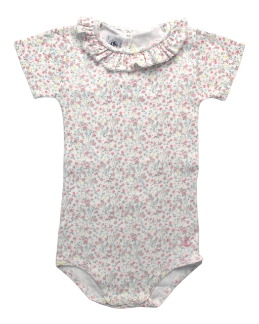 A Multicolour Short Sleeve Bodysuits from Petit Bateau in size 12-18M for girl. (Front View)