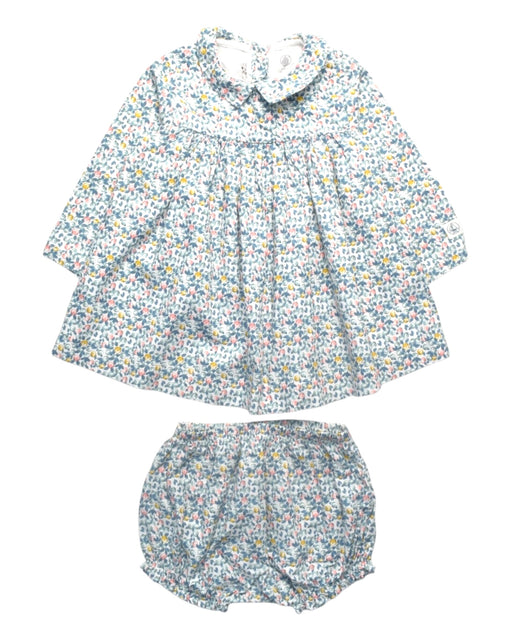 A Multicolour Dress Sets from Petit Bateau in size 12-18M for girl. (Front View)