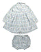 A Multicolour Dress Sets from Petit Bateau in size 12-18M for girl. (Back View)