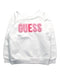 A White Crewneck Sweatshirts from Guess in size 3T for girl. (Front View)