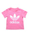 A Pink Short Sleeve T Shirts from Adidas in size 6-12M for girl. (Front View)