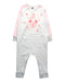 A Grey Onesies from Adidas in size 12-18M for girl. (Front View)