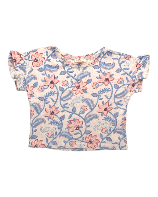 A Multicolour Short Sleeve Tops from Du Pareil au même in size 3T for girl. (Front View)