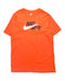 A Orange Short Sleeve T Shirts from Nike in size 12Y for boy. (Front View)