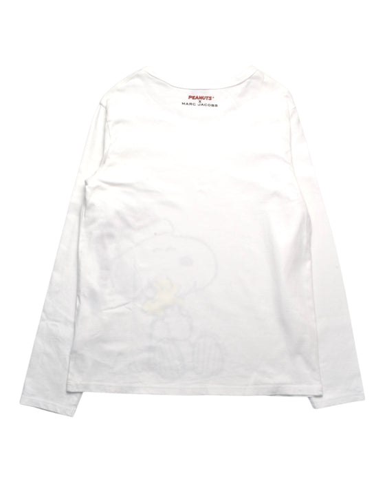 A White Long Sleeve T Shirts from Little Marc Jacobs in size 12Y for boy. (Back View)