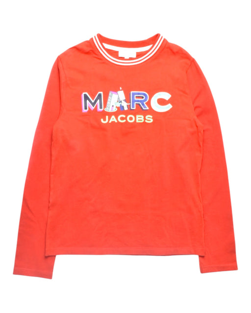A Red Long Sleeve T Shirts from Little Marc Jacobs in size 12Y for boy. (Front View)