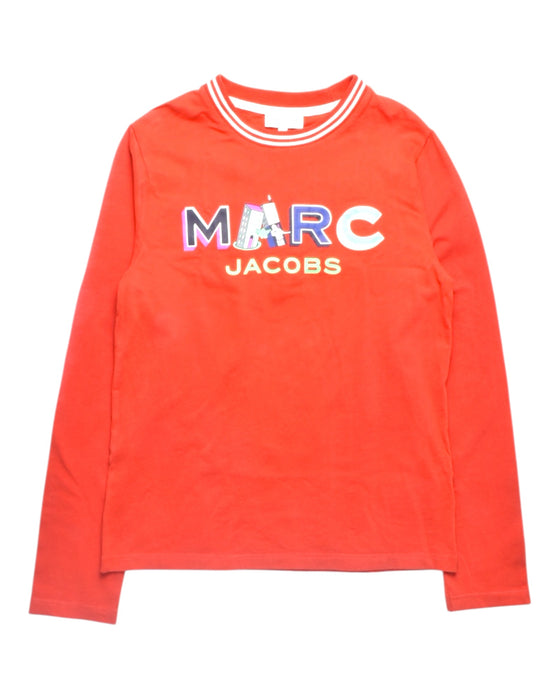 A Red Long Sleeve T Shirts from Little Marc Jacobs in size 12Y for boy. (Front View)