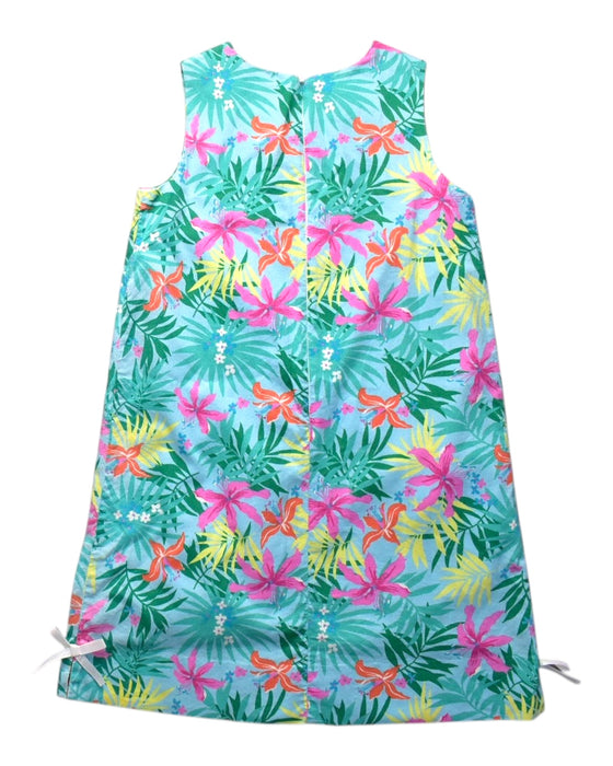 A Multicolour Sleeveless Dresses from Florence Eiseman in size 8Y for girl. (Back View)