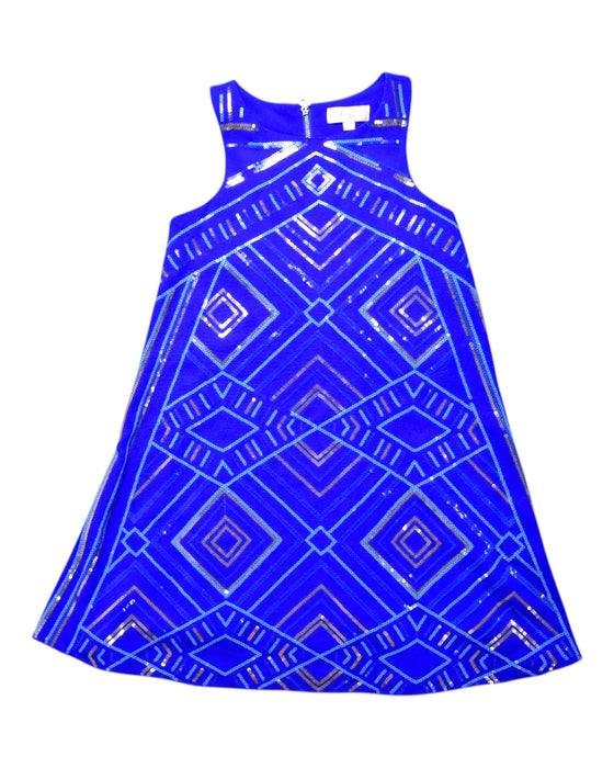 A Blue Sleeveless Dresses from GB Girls in size 12Y for girl. (Front View)