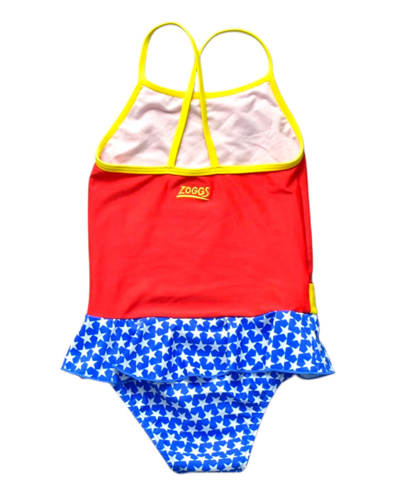 A Multicolour Swimsuits from Zoggs in size 4T for girl. (Back View)