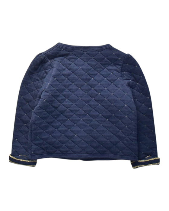A Navy Puffer/Quilted Jackets from Petit Bateau in size 18-24M for girl. (Back View)
