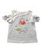 A White Short Sleeve Tops from Mezzo Piano in size 4T for girl. (Front View)
